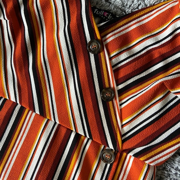 Vertical Striped Dress - Picture 2 of 5